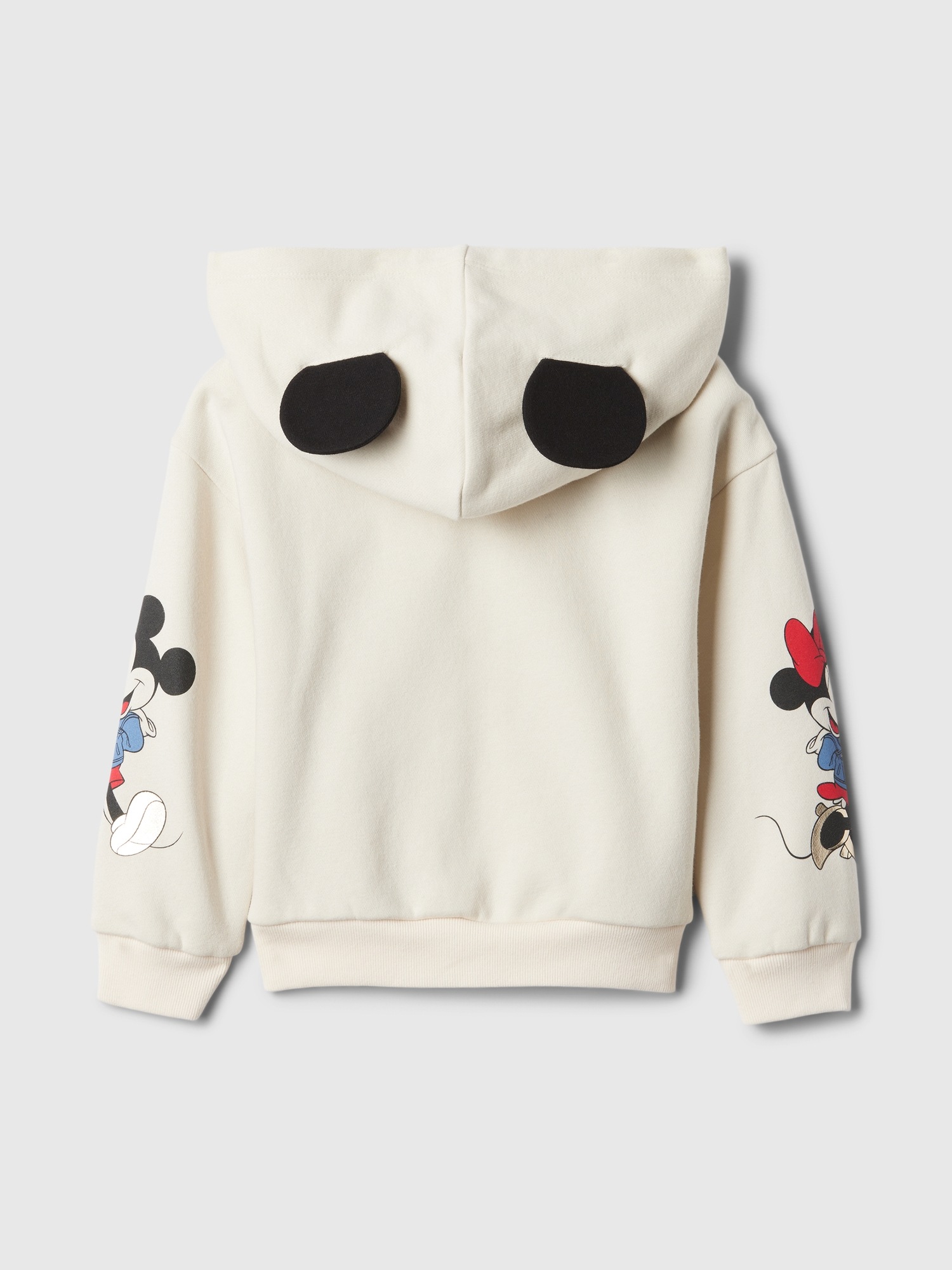 Детское худи Gap × Disney Baby Minnie Mouse 3D, цвет: Слоновая кость морозный — фото 2