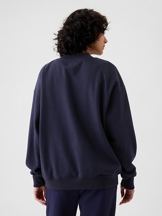Moletom GAP Logo Mockneck - Masculino - Algodão - Clássico Americano