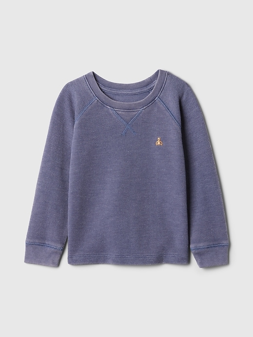Image number 1 showing, Baby & Toddler Textured Raglan T-Shirt