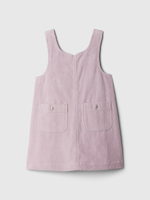 1 of 8 showing, with the color lavender mist of product Baby & Toddler Corduroy Jumper