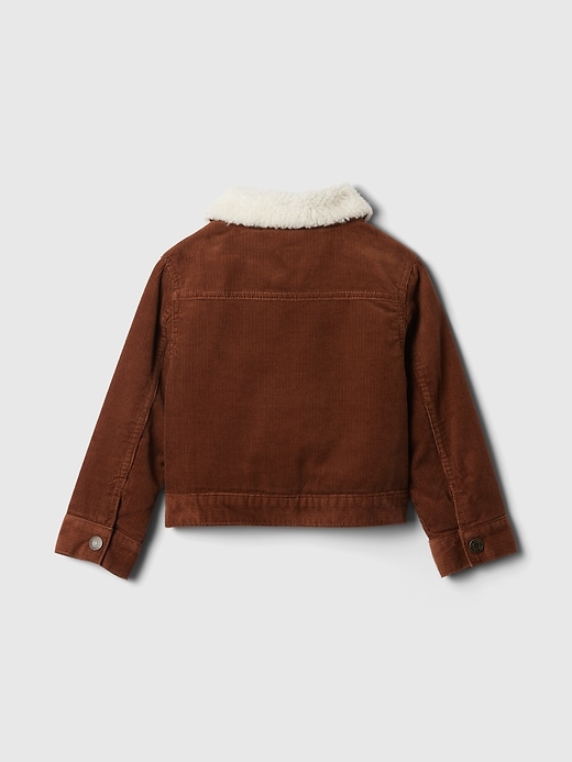 2 of 8 showing, with the color sable brown of product Baby & Toddler Corduroy Jacket