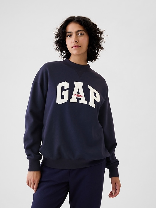 Image number 1 showing, VintageSoft Gap Logo Mockneck Sweatshirt