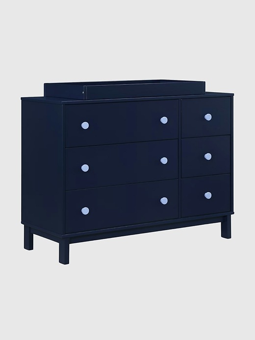 navy blue dresser changing table Black Nursery & Kids Dressers