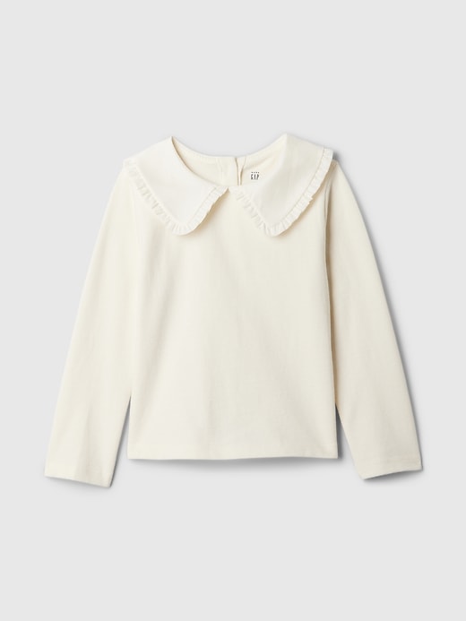 Image number 1 showing, Baby & Toddler Ruffle Collar T-Shirt
