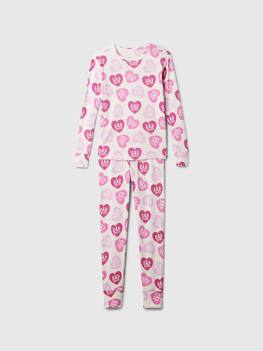 Image number 1 showing, Kids Barbie™ Organic Brushed Cotton PJ Set
