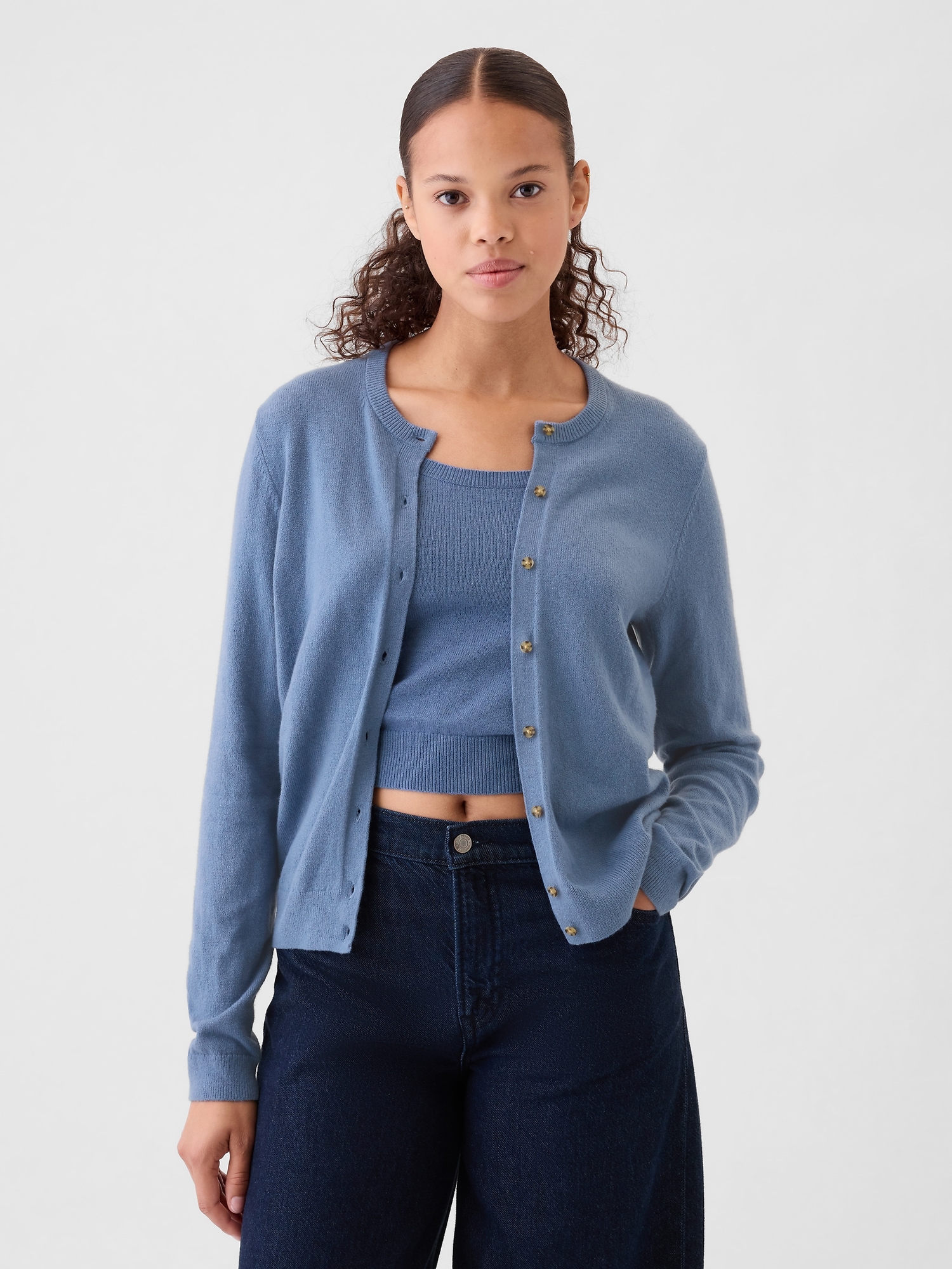 Gap blue cardigan outlet