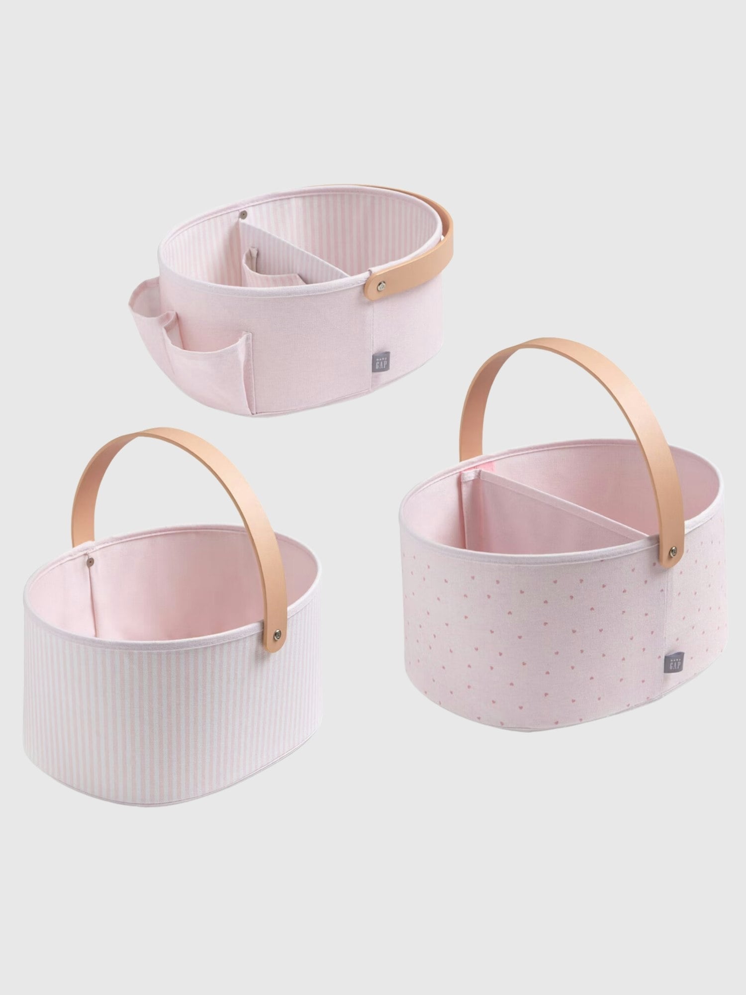 babyGap 3 Pack Nested Fabric Storage Bins with Handles