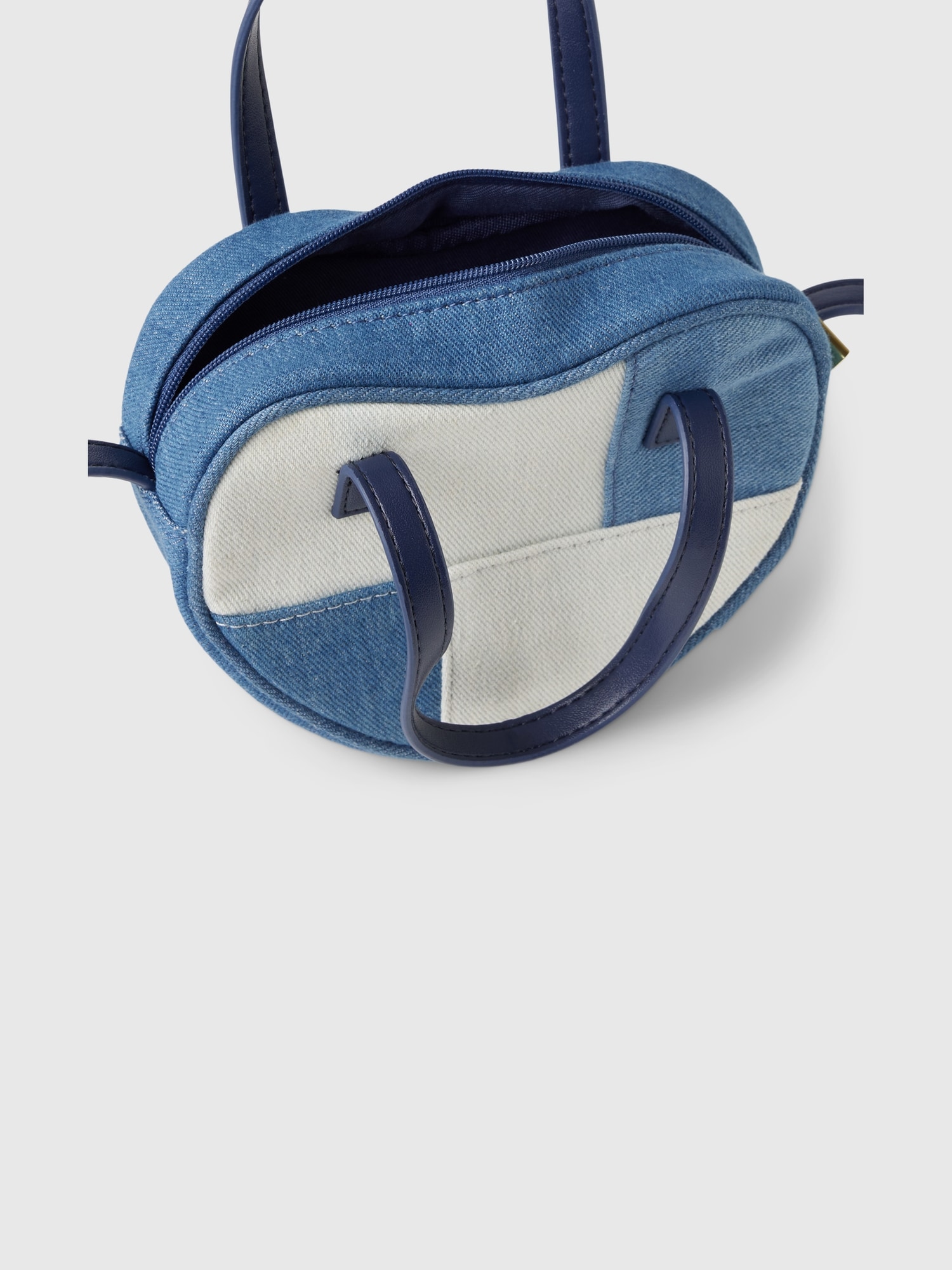 Kids Patchwork Denim Heart Bag | Gap