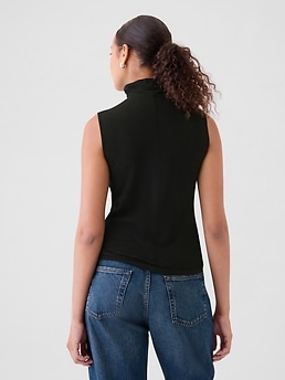 Featherweight Turtleneck Tank Top | Gap Featherweight Turtleneck Tank Top | Gap
