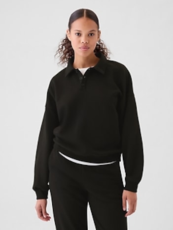 VintageSoft Polo Sweatshirt