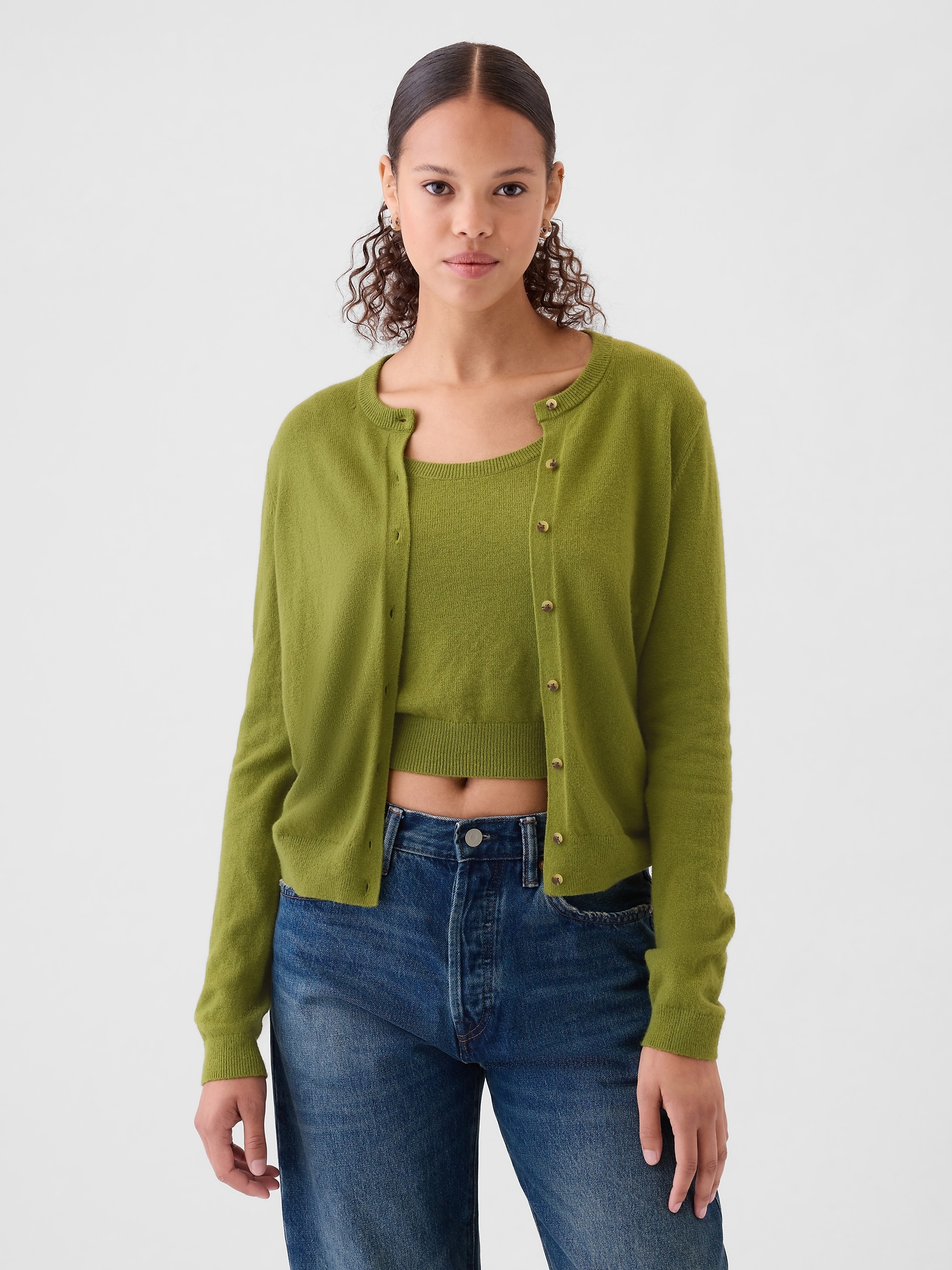 CashSoft Cardigan - Green