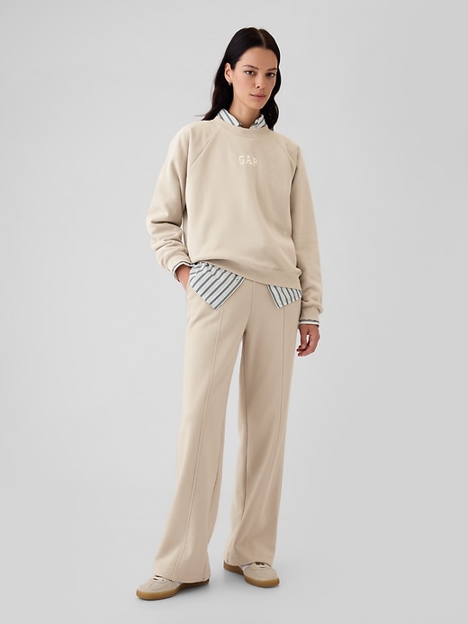 Image number 1 showing, VintageSoft Wide-Leg Sweatpants