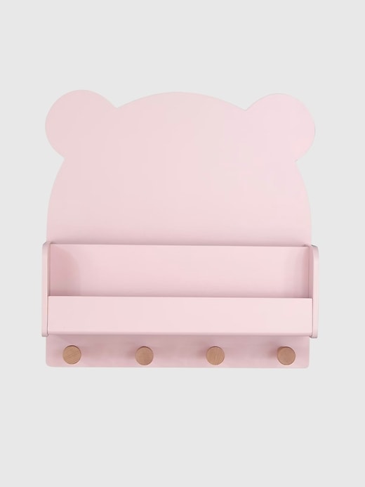 Image number 8 showing, babyGap Brannan Bear Wall Shelf with 4 Hooks