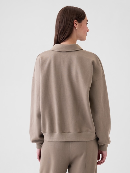 Image number 2 showing, VintageSoft Polo Sweatshirt