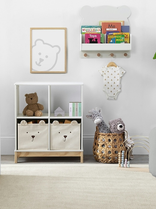 Image number 2 showing, babyGap Brannan Bear Bookcase with Bins