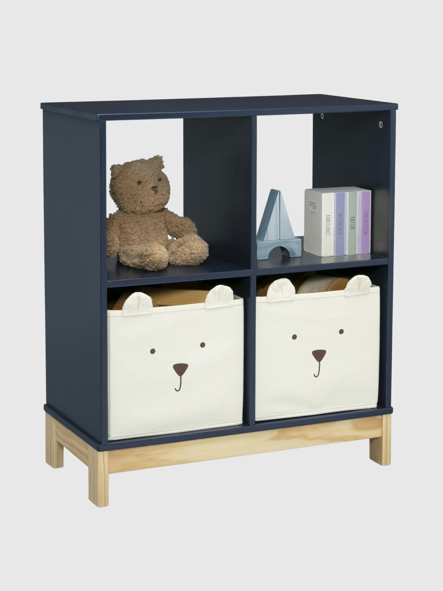 babyGap Brannan Bear Bookcase with Bins - Blue