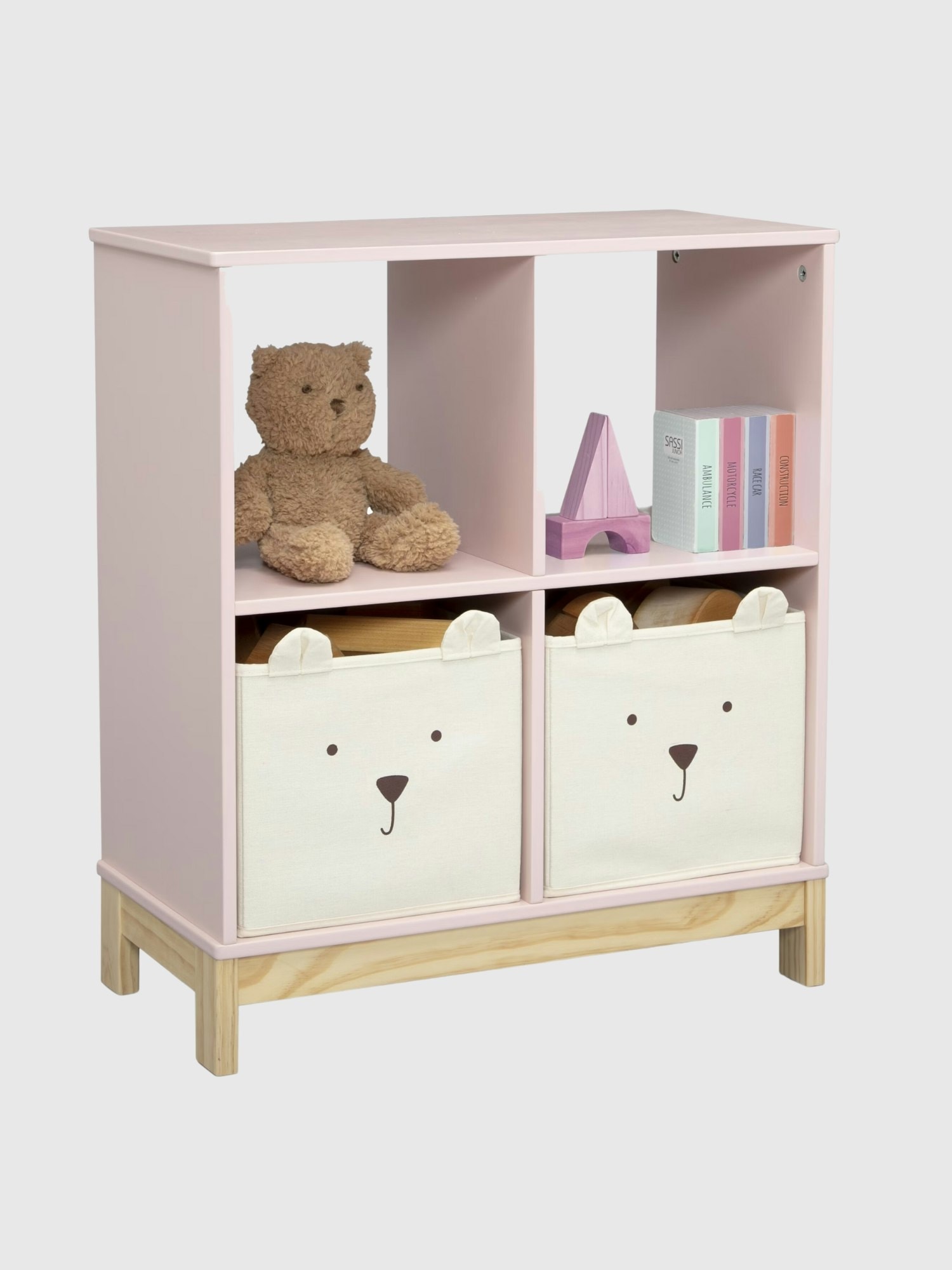 babyGap Brannan Bear Bookcase with Bins - Pink