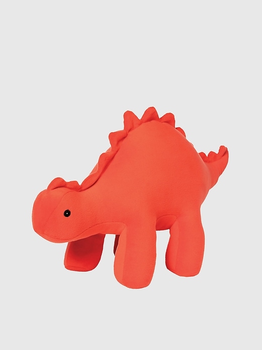 1 of 8 showing, with the color Red of product Velveteen Dino Gummy Stegosaurus