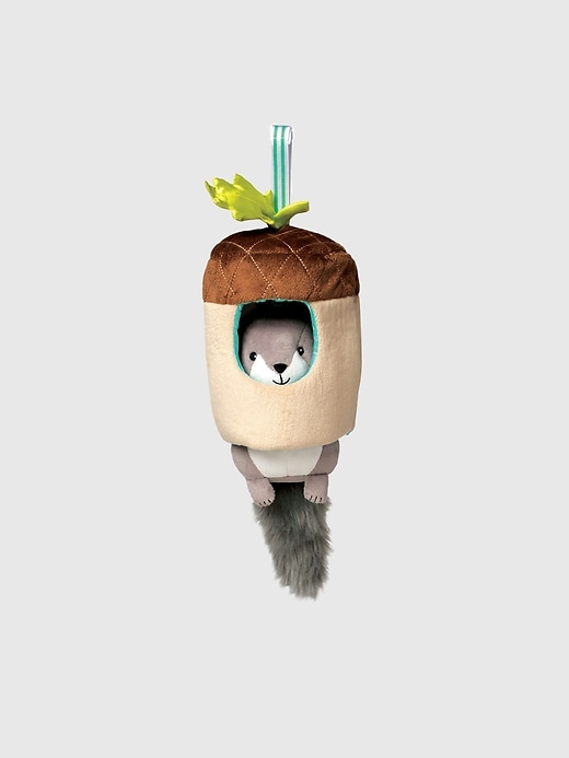 1 of 8 showing, with the color Multi of product Lullaby Squirrel Travel Toy