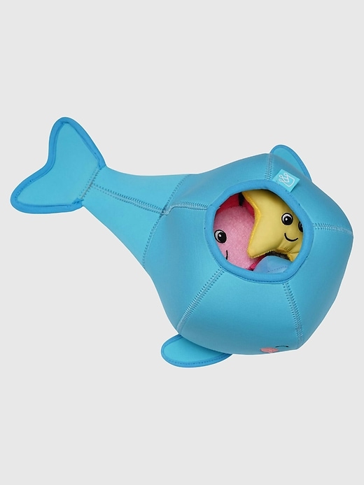 2 of 8 showing, with the color Multi of product Whale Floating Fill n Spill Bath Toy