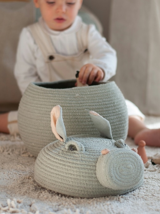 Image number 5 showing, Lorena Canals Storage Basket Henry The Hippo