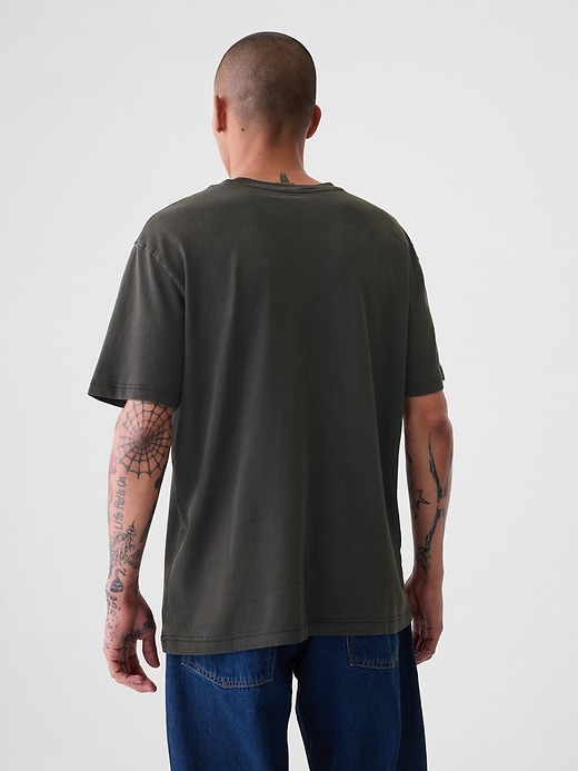 2 of 8 showing, with the color black of product Metallica Graphic T-Shirt