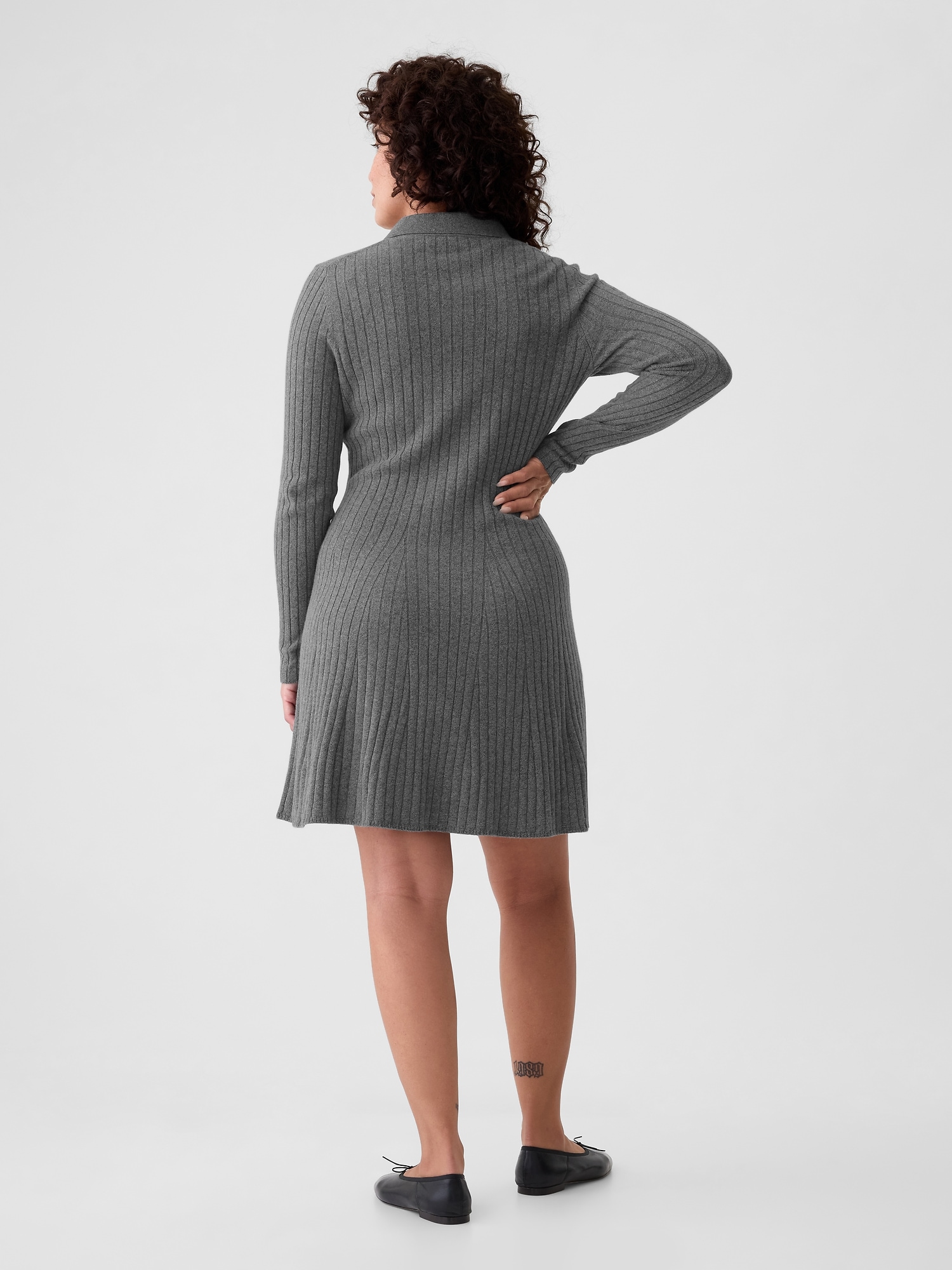 CashSoft Polo Sweater Mini Dress | Gap