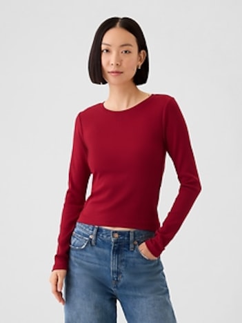 Modern Rib Crop T-Shirt