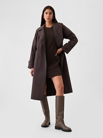 CashSoft Shaker-Stitch Mini Sweater Dress