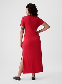 Modern Rib Maxi T-Shirt Dress