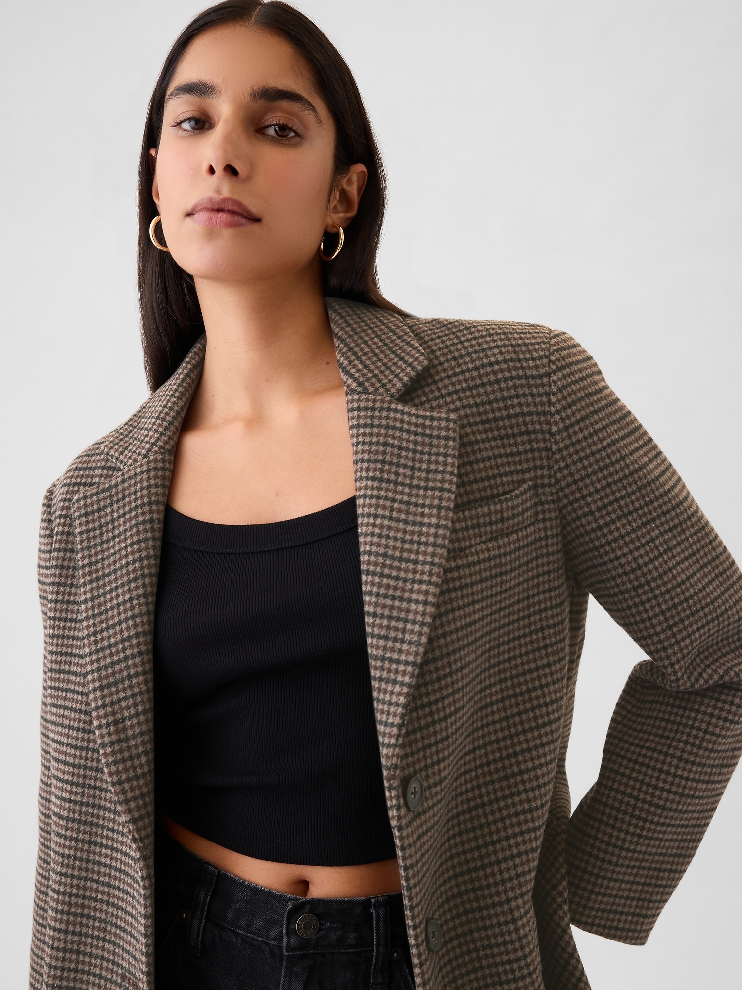 Gap houndstooth blazer outlet