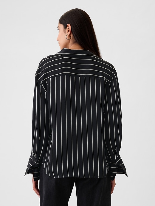 Satin Relaxed Shirt | Gap