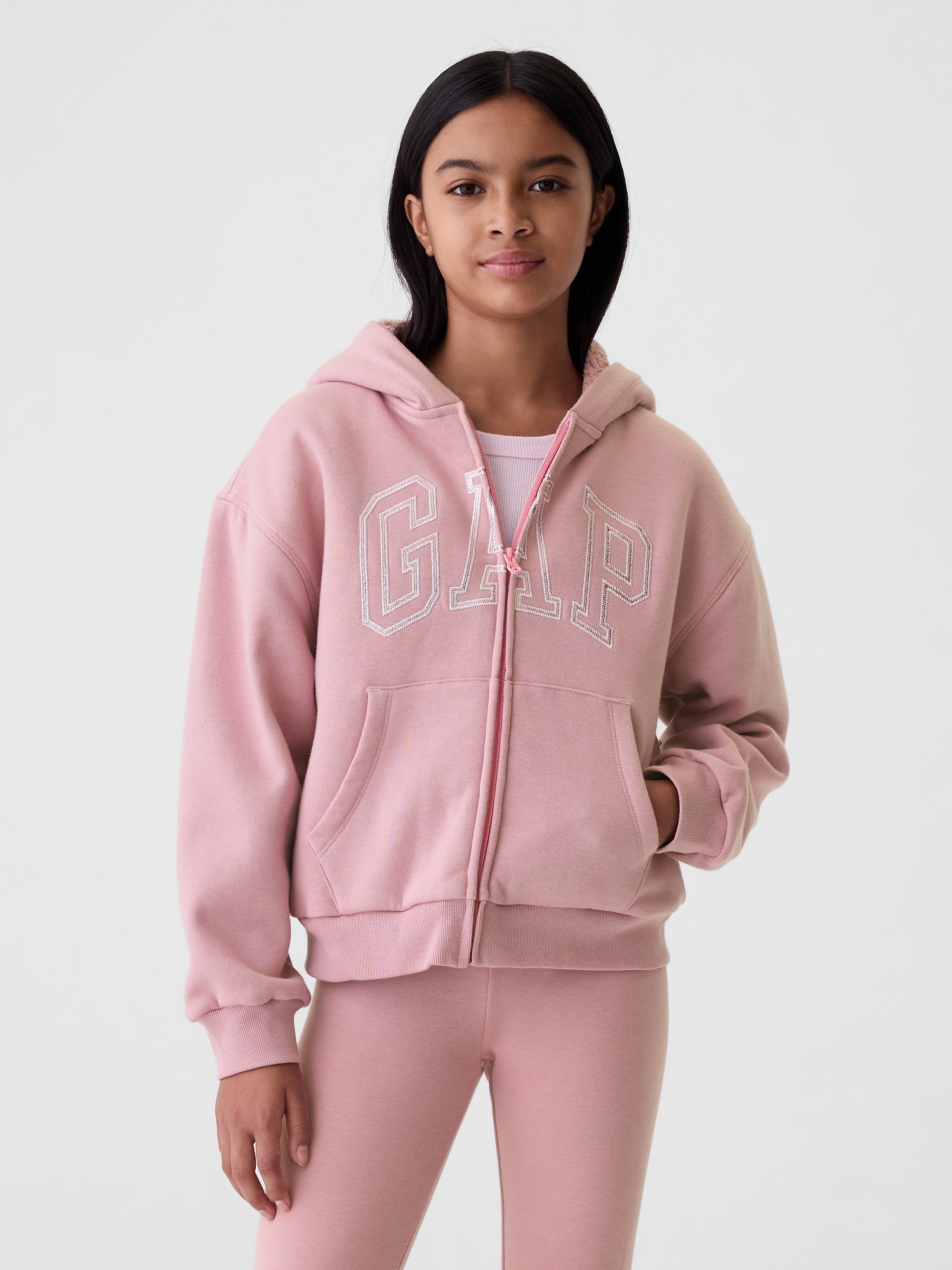 Kids VintageSoft Cozy Logo Hoodie