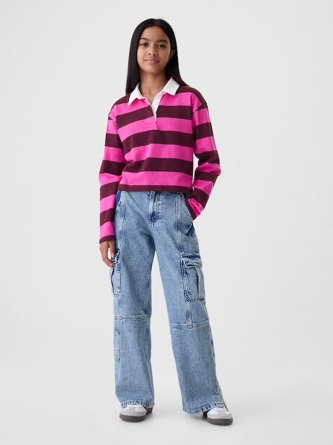 Kids Low Rise Stride Cargo Jeans