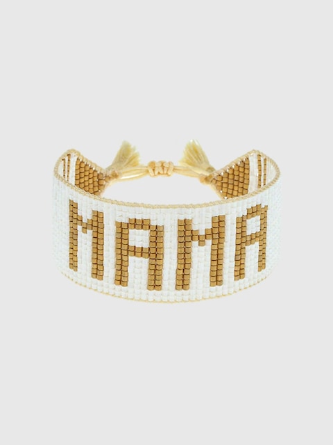 HART White and Gold MAMA Bracelet
