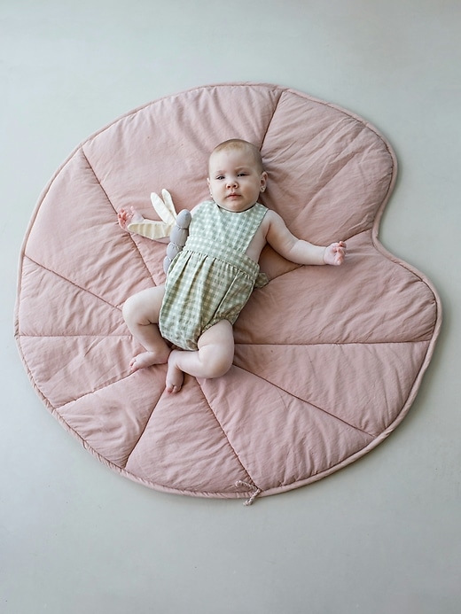 2 of 8 showing, with the color PINK of product Lorena Canals Washable Water Lily Baby Play Mat
