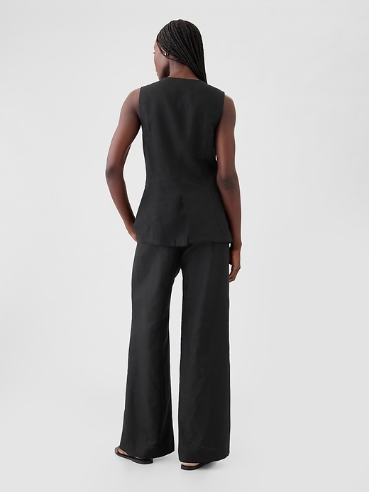 パンツ LINEN COTTON TROUSERS WTRUS43_slate_0_49b7820d-e77e-