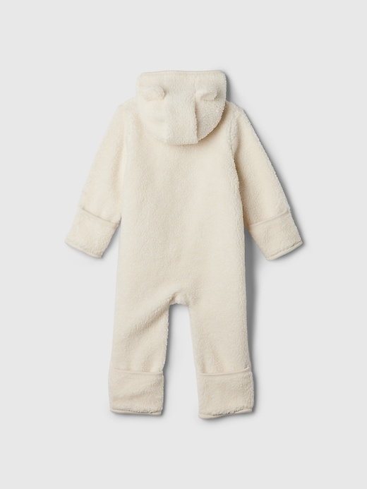 2 of 8 showing, with the color chino beige of product Baby Sherpa One-Piece