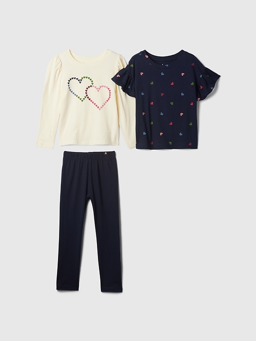 Image number 1 showing, Baby & Toddler Mix & Match Three-Piece Outfit Set