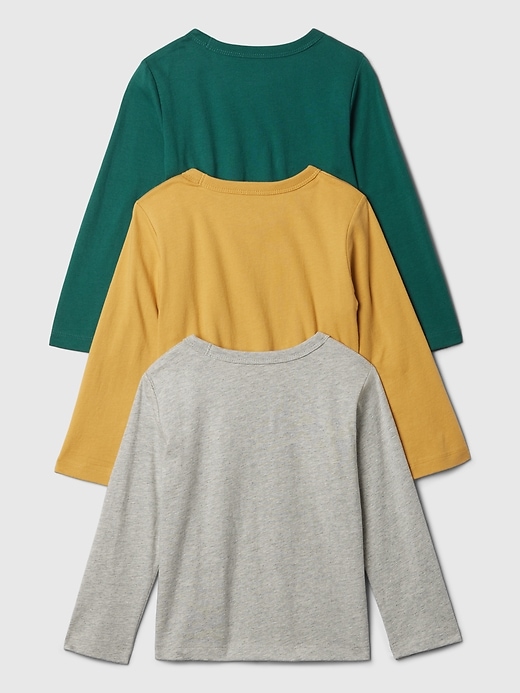 Organic Cotton T-Shirt With Dino Print Light Gray Mix