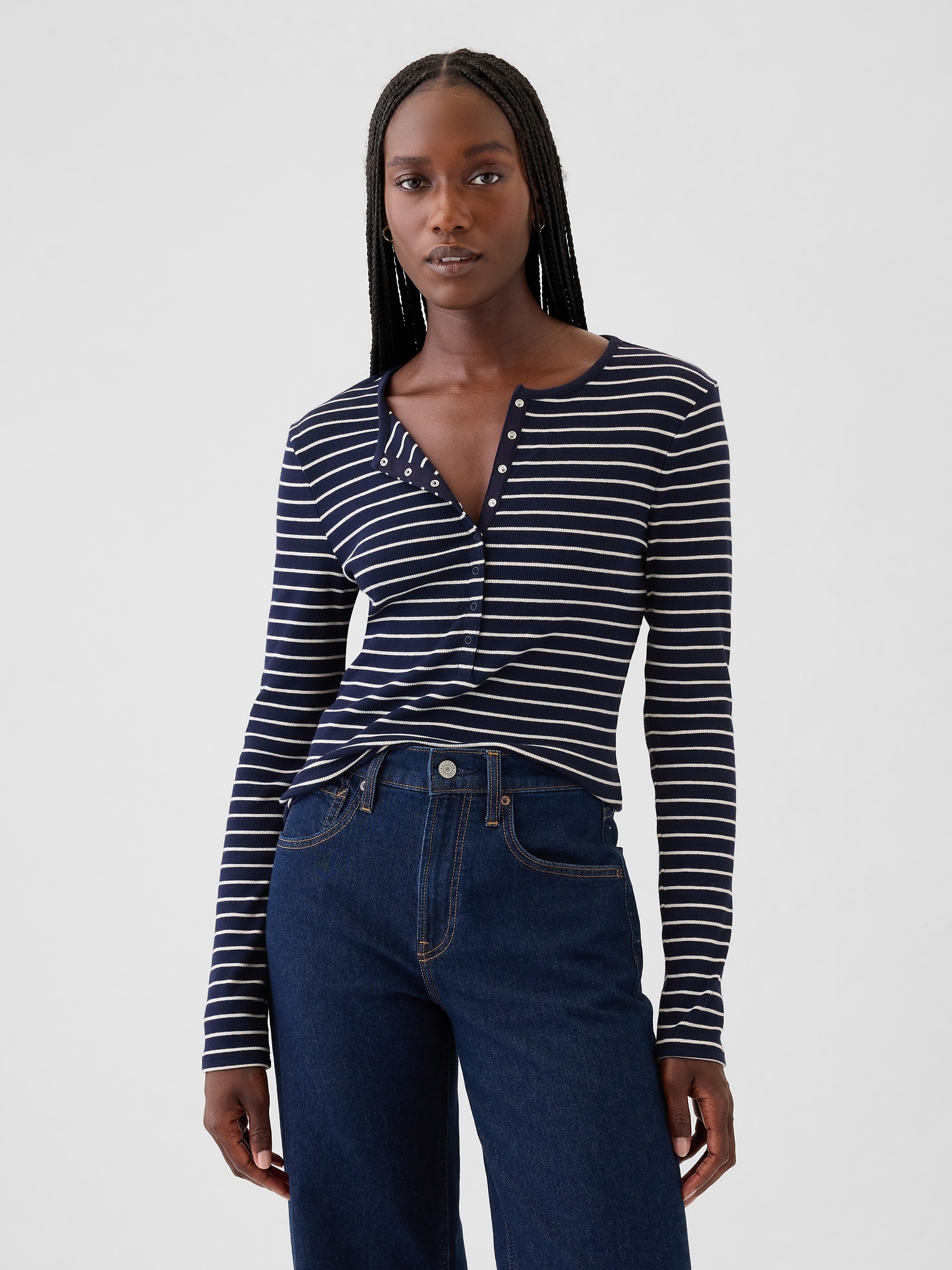 Modern Rib Henley T-Shirt