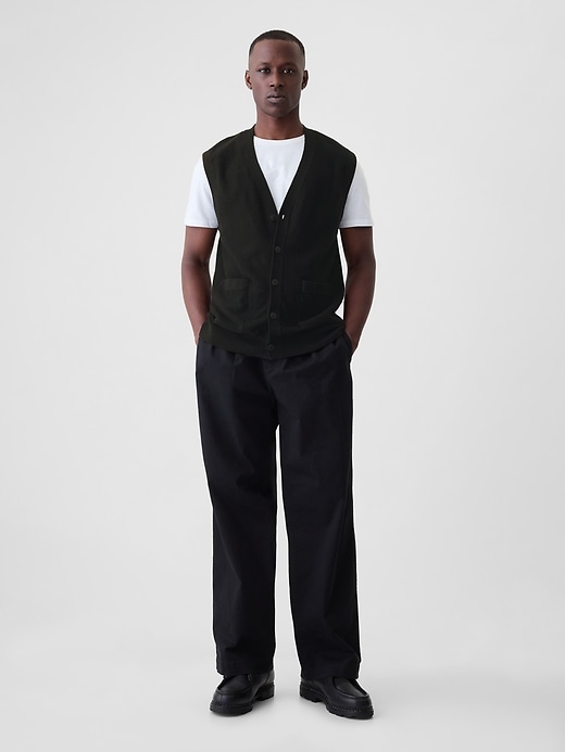 Image number 3 showing, CashSoft Textured Sweater Vest