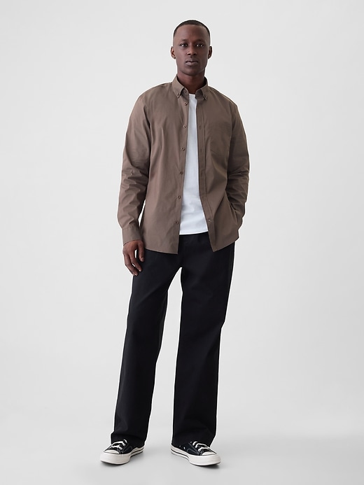 Image number 3 showing, All-Day Poplin Shirt in Classic Fit
