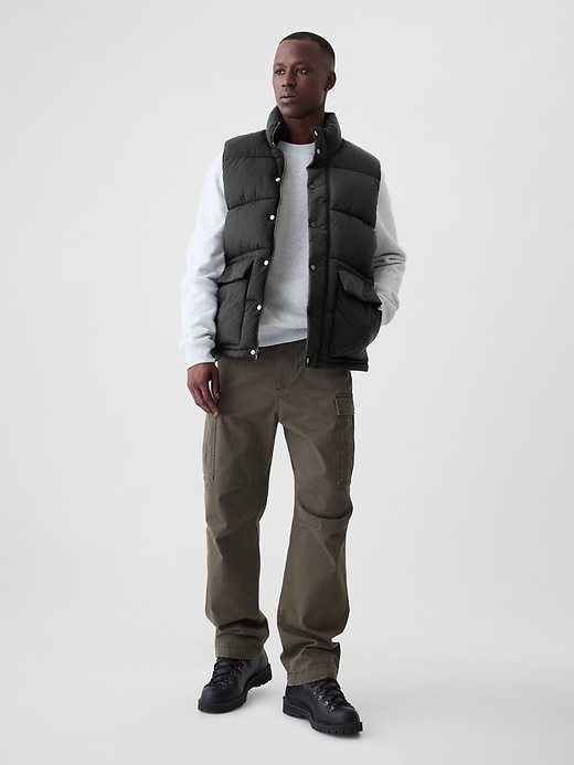 Recycled Nylon Puffer Vest | Gap