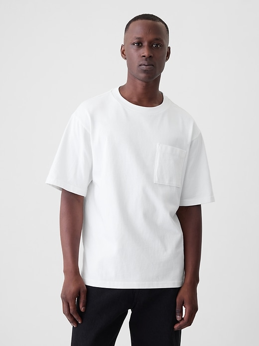 Image number 1 showing, Heavyweight Relaxed Pocket T-Shirt