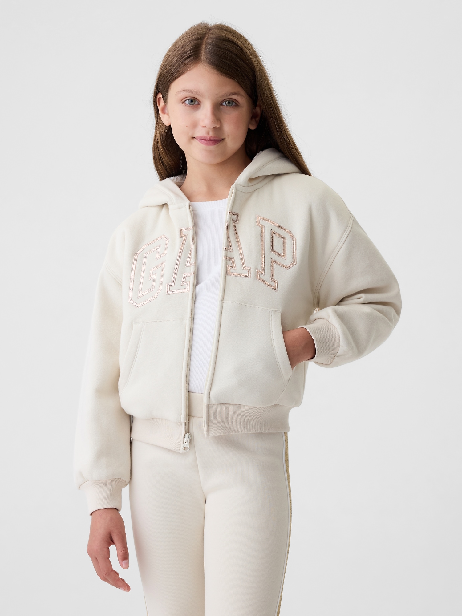 Kids VintageSoft Cozy Logo Hoodie