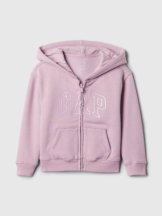 Image number 1 showing, Baby & Toddler VintageSoft Logo Zip Hoodie