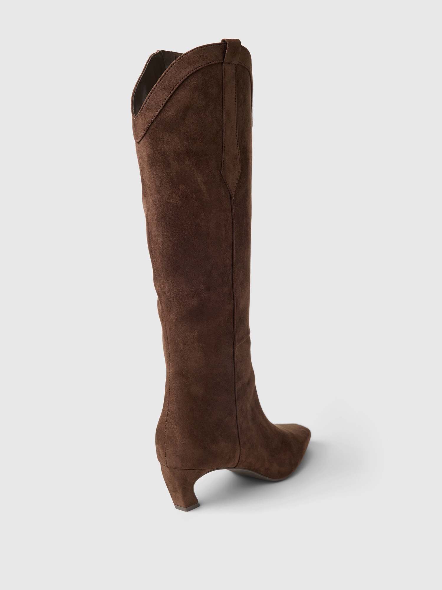 Женские ботинки Gap Vegan Suede, цвет: Шоколадный коричневый — фото 3