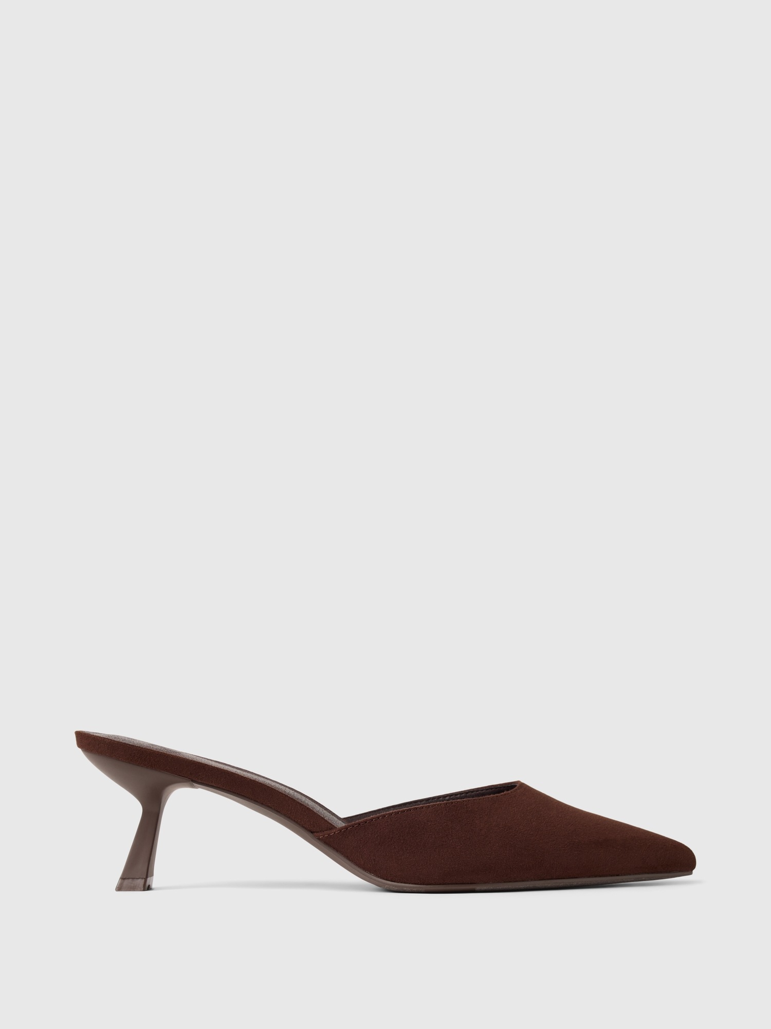 Женские туфли Gap Vegan Suede Kitten Heels, цвет: Шоколадный коричневый