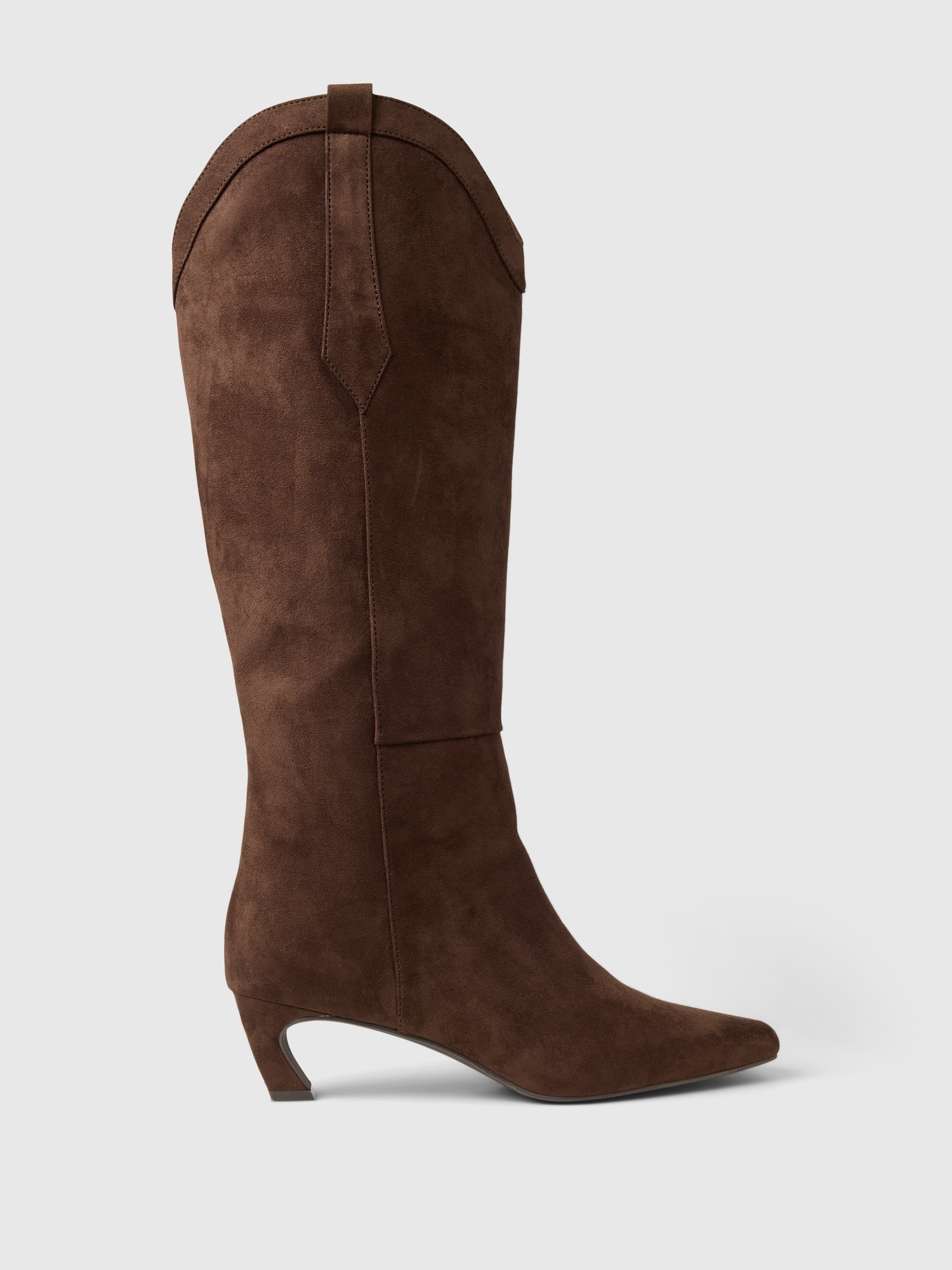 Женские ботинки Gap Vegan Suede, цвет: Шоколадный коричневый